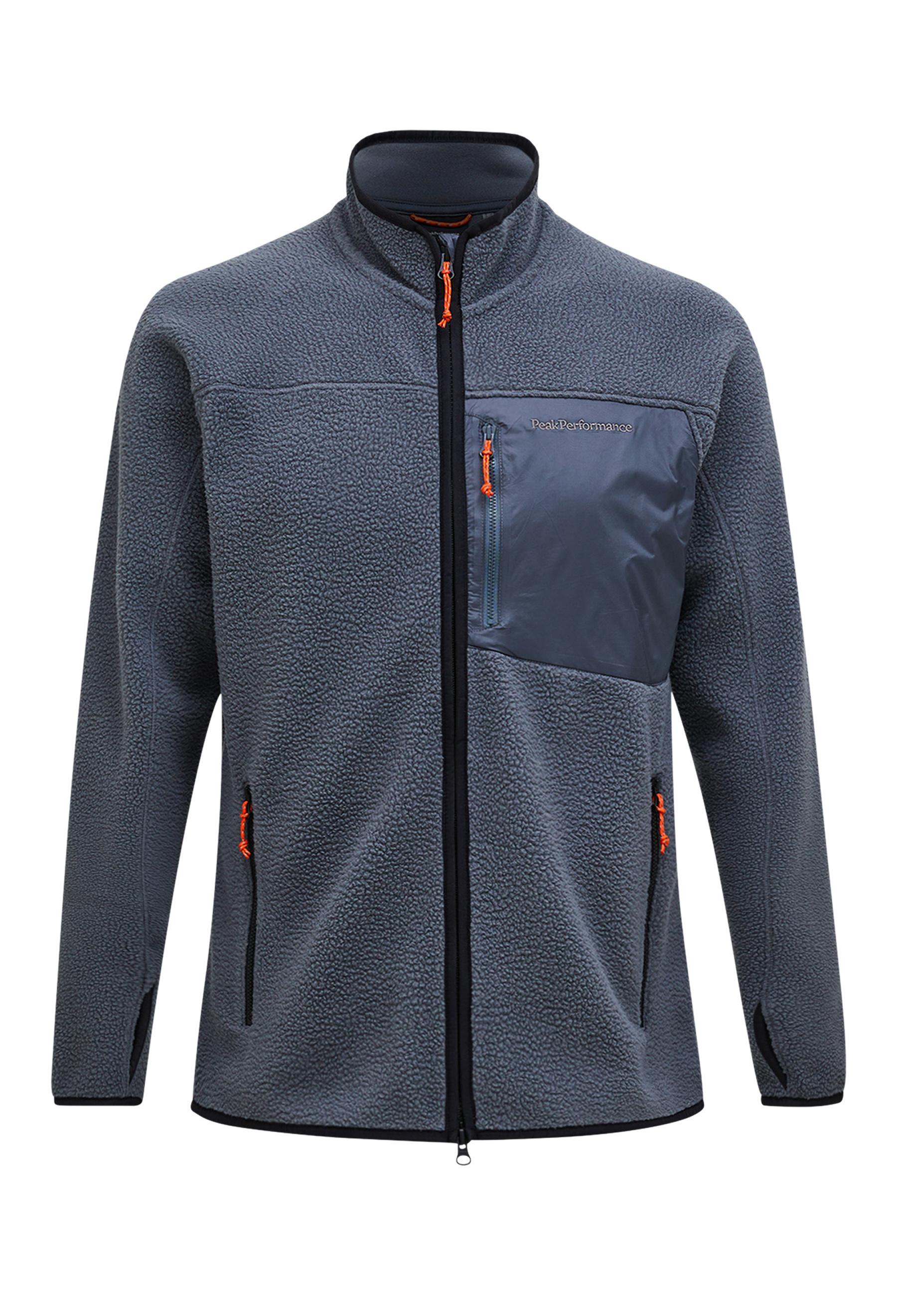 Peak Performance Fleecejacke Herren - dunkelgrau