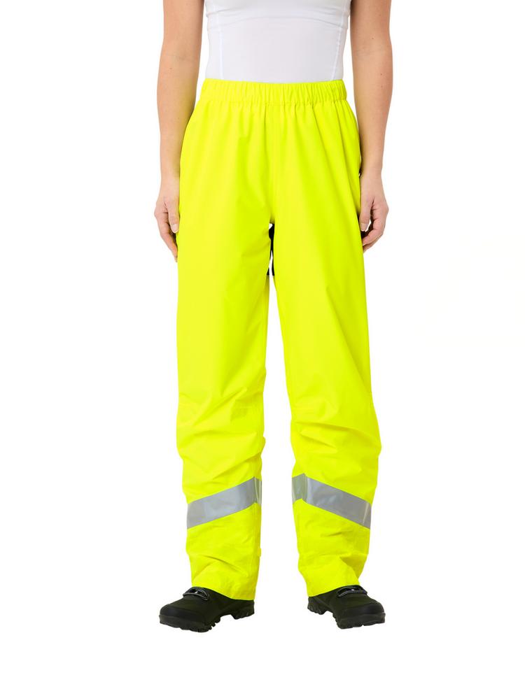 VAUDE VAUDE Women's Luminum Rain Pants Fahrradhose Damen - neon yellow - 0 | SportScheck