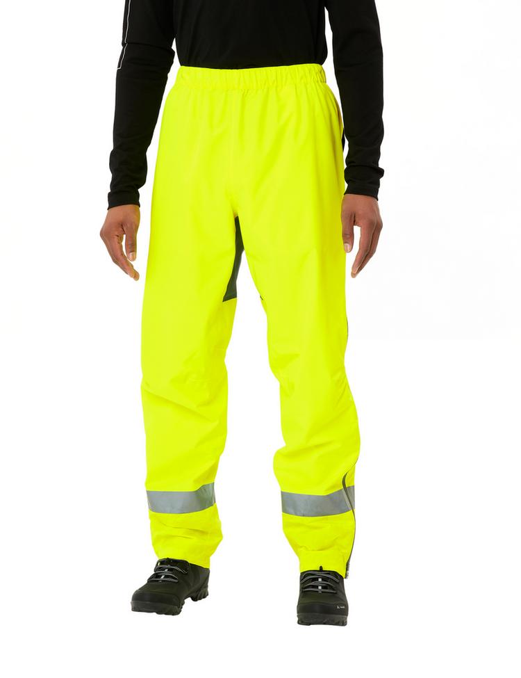VAUDE VAUDE Men's Luminum Rain Pants Fahrradhose Herren - neon yellow - 0 | SportScheck