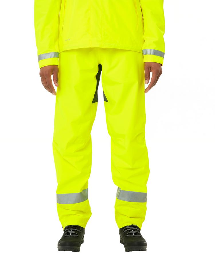 VAUDE VAUDE Men's Luminum Rain Pants Fahrradhose Herren - neon yellow - 2 | SportScheck