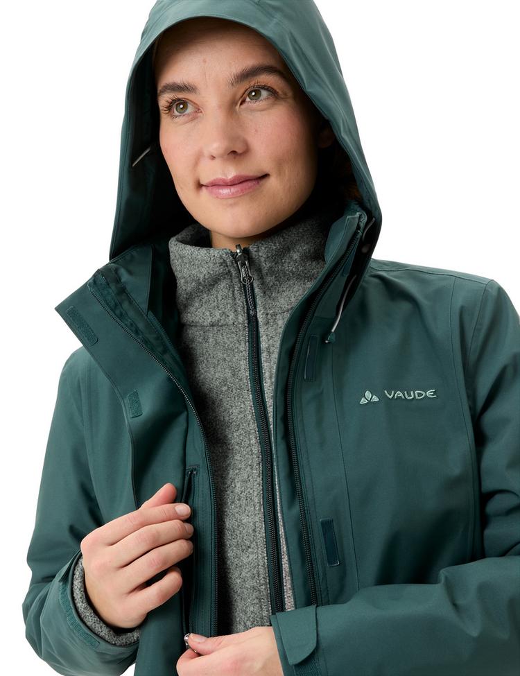 VAUDE VAUDE Women's Idris 3in1 Parka IV Outdoorjacke Damen - deep pond - 1 | SportScheck