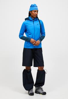 Rückansicht von Peak Performance Fleecejacke Damen azurblau