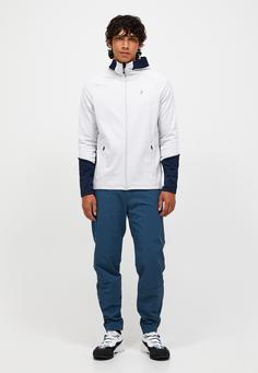 Rückansicht von Peak Performance Fleecejacke Herren hellgrau