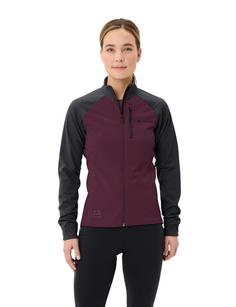 Rückansicht von VAUDE Women's Posta Softshell Jacket II Fahrradjacke Damen cassis