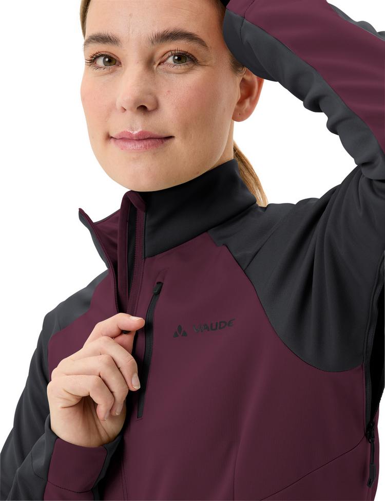 VAUDE VAUDE Women's Posta Softshell Jacket II Fahrradjacke Damen - cassis - 0 | SportScheck