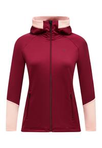Peak Performance Fleecejacke Damen - weinrot