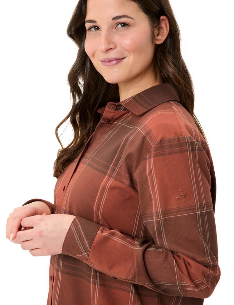 VAUDE VAUDE Women's Farsund LS Shirt III Funktionsbluse Damen - tobacco - 1 | SportScheck