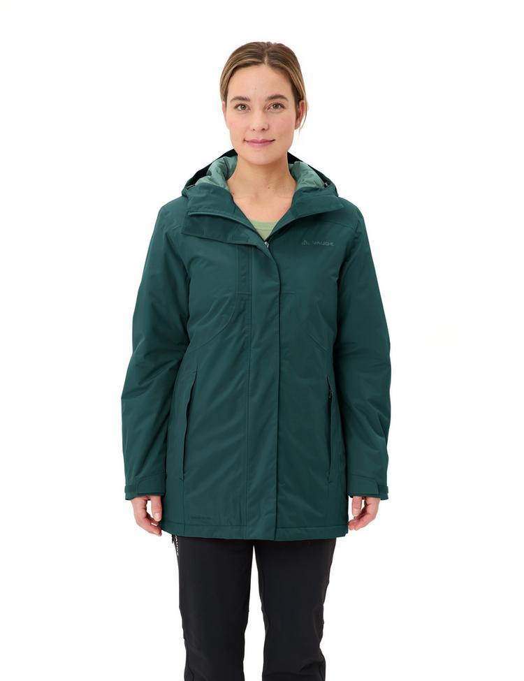 VAUDE VAUDE Women's Rosemoor Padded Parka Outdoorjacke Damen - deep pond - 0 | SportScheck