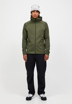 Rückansicht von Peak Performance Fleecejacke Herren OLIVE