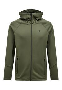 Peak Performance Fleecejacke Herren - olive