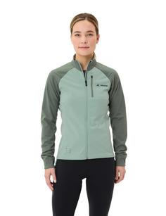 Rückansicht von VAUDE Women's Posta Softshell Jacket II Fahrradjacke Damen dusty fern