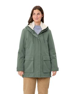Rückansicht von VAUDE Women's Manukau Parka III Outdoorjacke Damen agave
