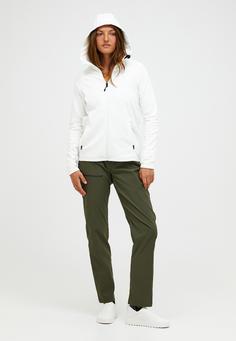 Rückansicht von Peak Performance Fleecejacke Damen weiss