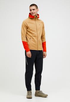 Rückansicht von Peak Performance Fleecejacke Herren camel