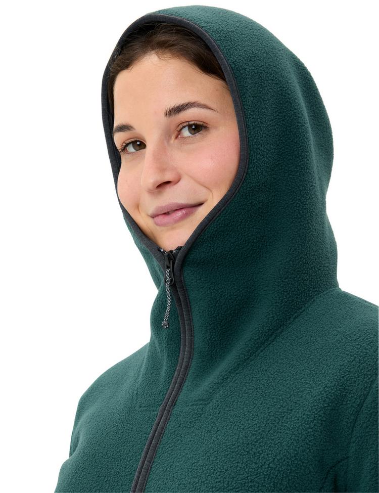 VAUDE VAUDE Women's Neyland Fleece Hoody II Outdoorjacke Damen - deep pond - 1 | SportScheck