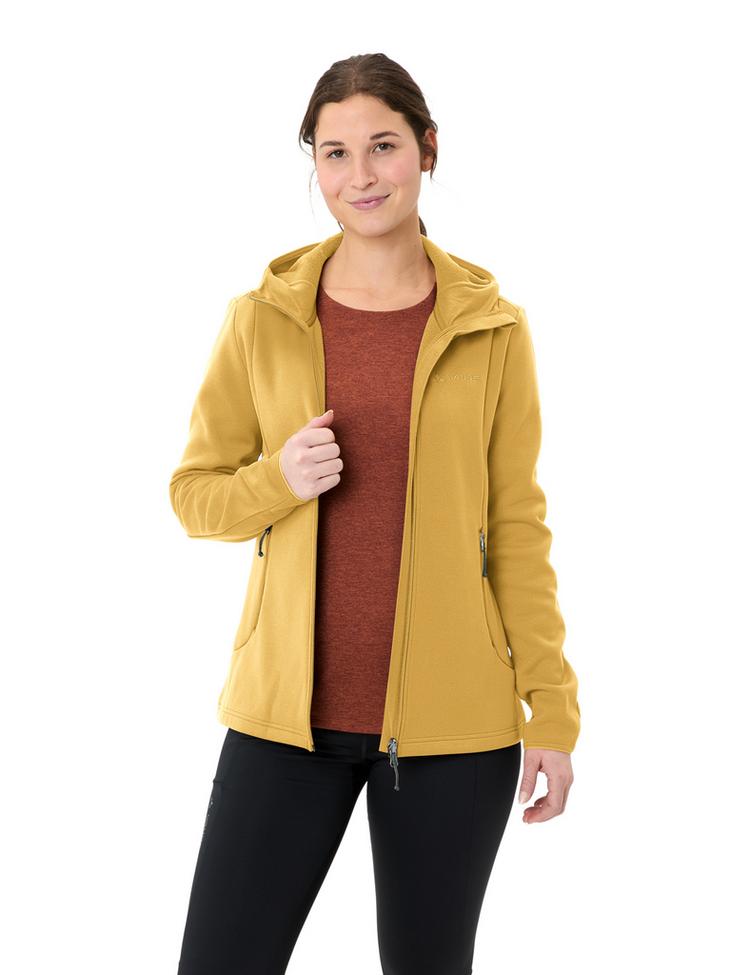 VAUDE VAUDE Women's Idris Fleece Hoody Outdoorjacke Damen - savanna - 2 | SportScheck