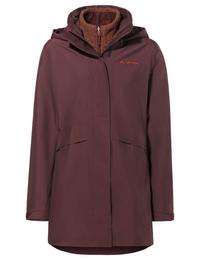 VAUDE Women's Idris 3in1 Parka IV Outdoorjacke Damen - dark oak