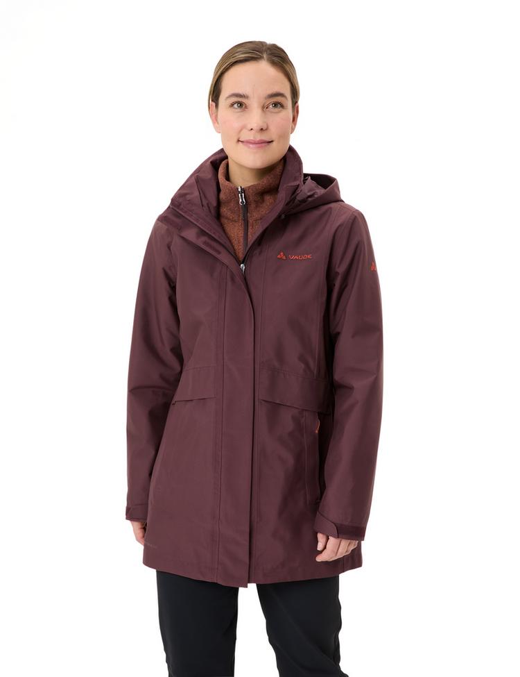VAUDE VAUDE Women's Idris 3in1 Parka IV Outdoorjacke Damen - dark oak - 0 | SportScheck