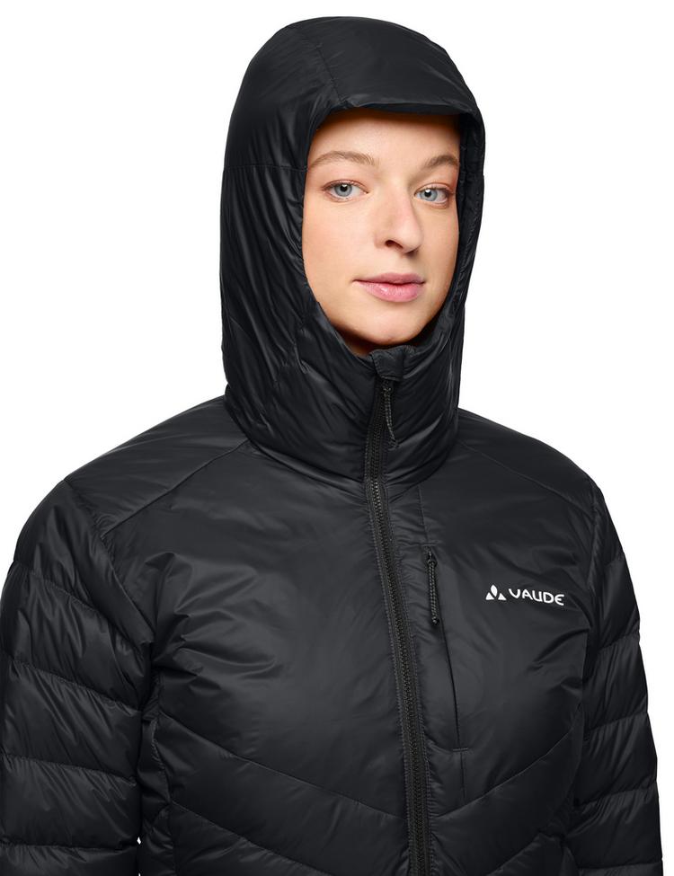 VAUDE VAUDE Women's Monviso Down Hooded Jacket Outdoorjacke Damen - black - 0 | SportScheck