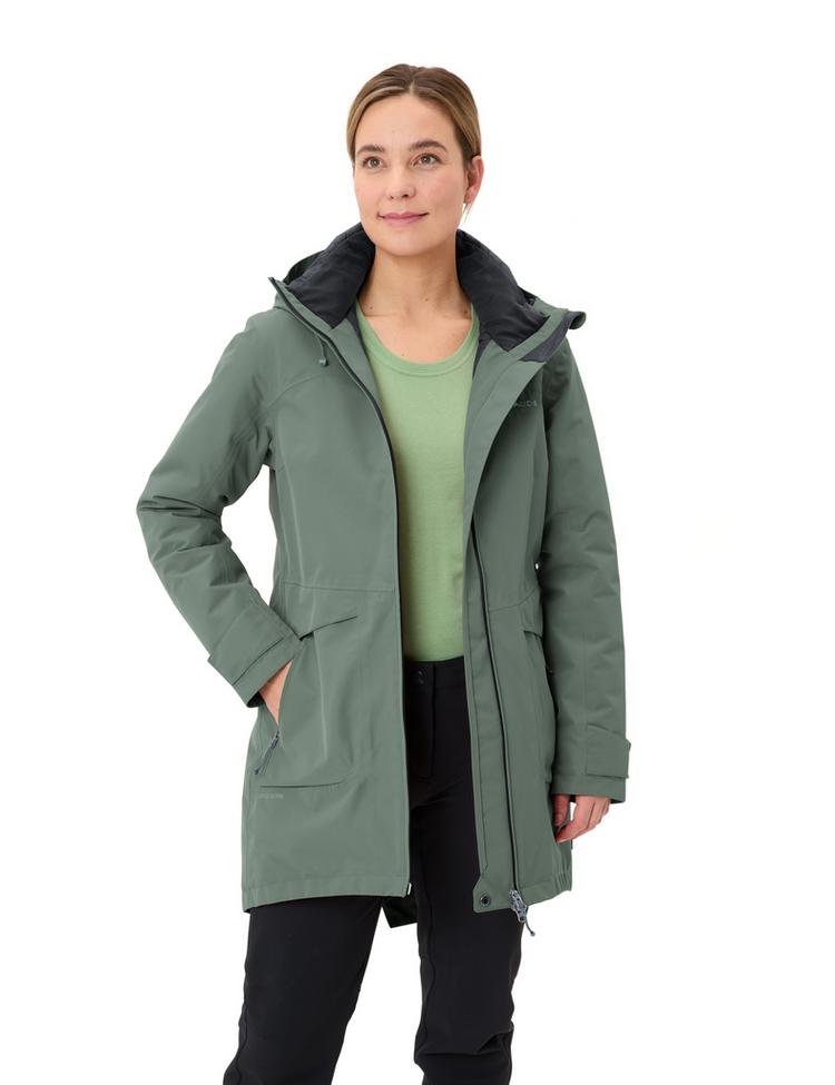 VAUDE VAUDE Women's Skomer Winter Parka III Outdoorjacke Damen - agave - 2 | SportScheck