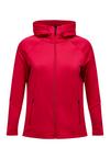 Peak Performance Fleecejacke Damen - kirschrot