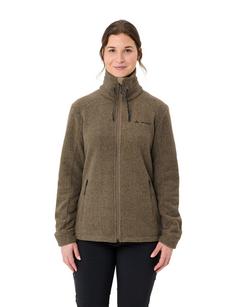 Rückansicht von VAUDE Women's Skomer Winter Fleece Jacket Outdoorjacke Damen oat