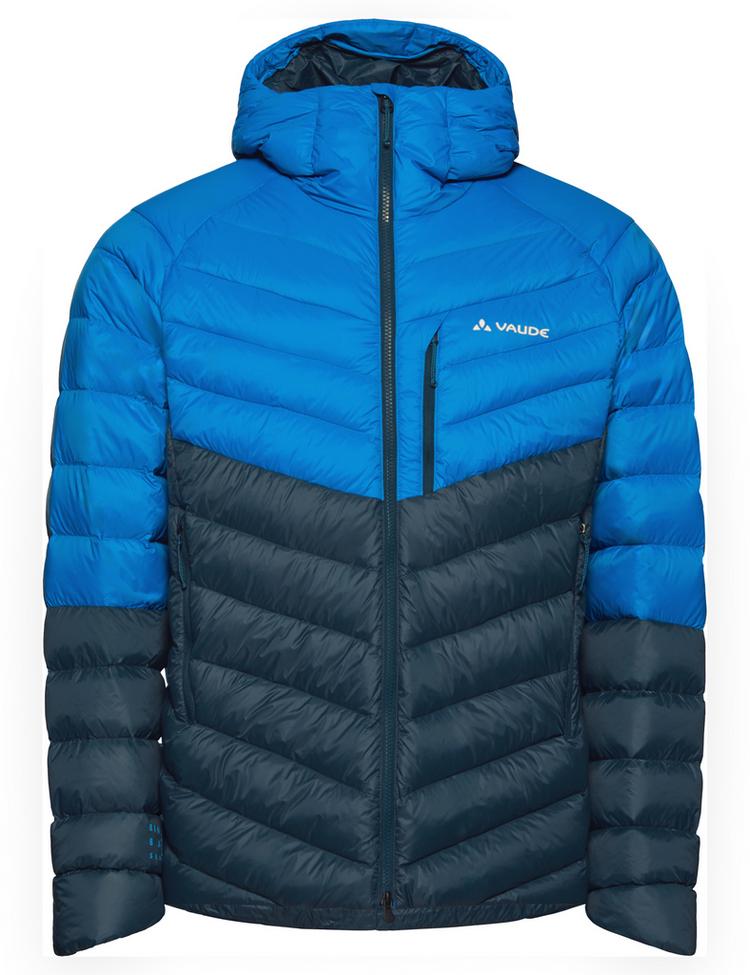VAUDE VAUDE Men's Monviso Down Hooded Jacket Outdoorjacke Herren - radiate blue - 0 | SportScheck