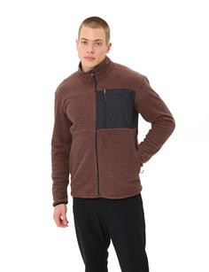 Rückansicht von VAUDE Men's Neyland Fleece Jacket II Outdoorjacke Herren tobacco