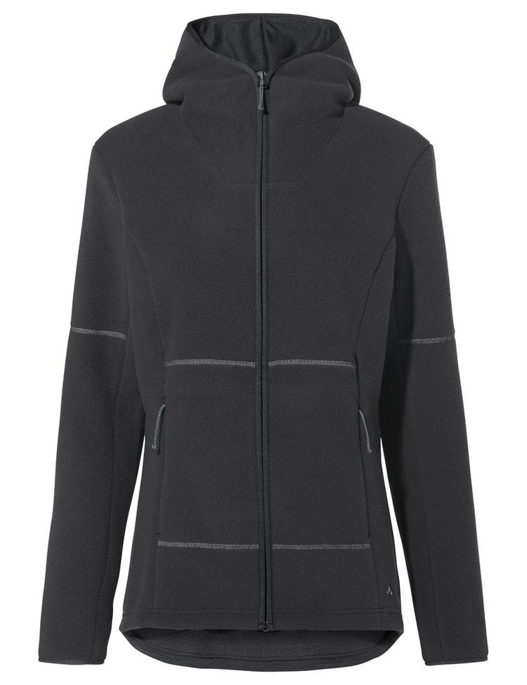 VAUDE VAUDE Women's Neyland Fleece Hoody II Outdoorjacke Damen - phantom black - 0 | SportScheck