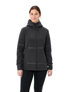 Rückansicht von VAUDE Women's Neyland Fleece Hoody II Outdoorjacke Damen phantom black