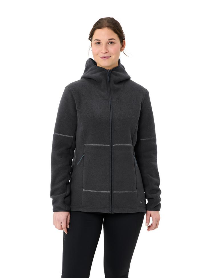 VAUDE VAUDE Women's Neyland Fleece Hoody II Outdoorjacke Damen - phantom black - 0 | SportScheck