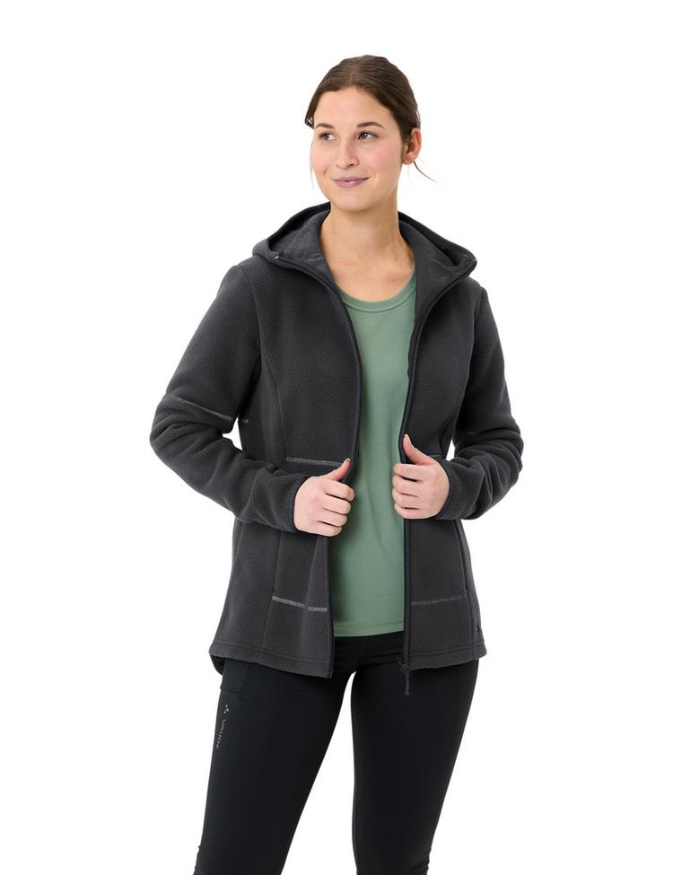 VAUDE VAUDE Women's Neyland Fleece Hoody II Outdoorjacke Damen - phantom black - 2 | SportScheck