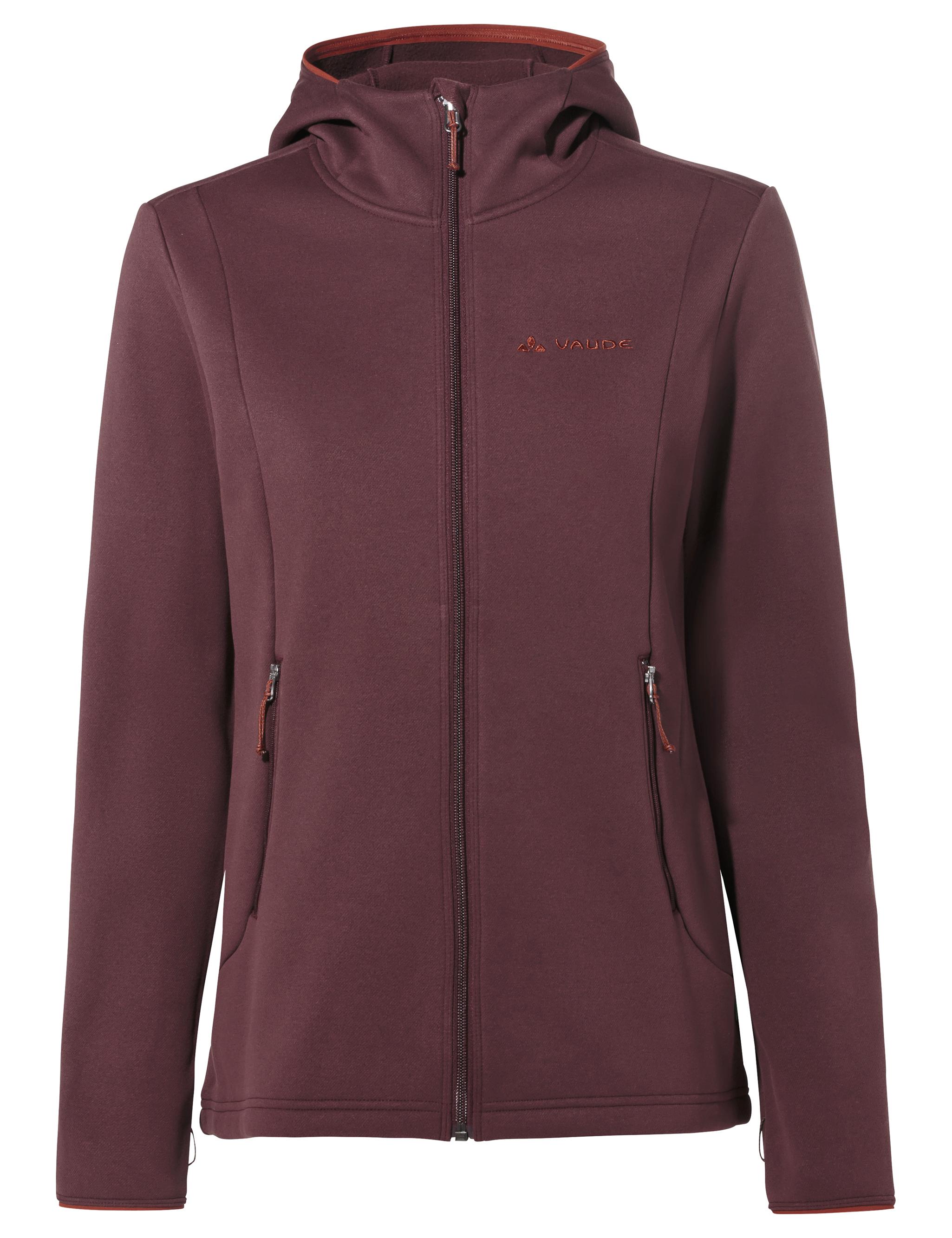 VAUDE Women's Idris Fleece Hoody Outdoorjacke Damen - dark oak