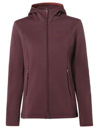 VAUDE Women's Idris Fleece Hoody Outdoorjacke Damen - dark oak