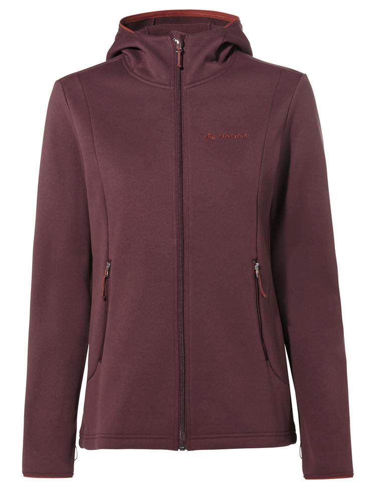 VAUDE VAUDE Women's Idris Fleece Hoody Outdoorjacke Damen - dark oak - 0 | SportScheck