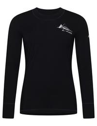 VAUDE Women's Monviso Wool LS T-Shirt II T-Shirt Damen - black
