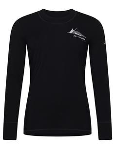 VAUDE Women's Monviso Wool LS T-Shirt II T-Shirt Damen black