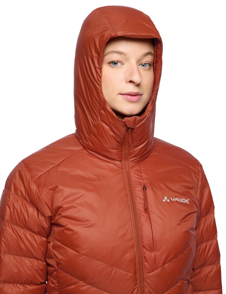 VAUDE VAUDE Women's Monviso Down Hooded Jacket Outdoorjacke Damen - buckeye - 0 | SportScheck