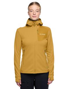Rückansicht von VAUDE Women's Monviso Fleece Jacket III Outdoorjacke Damen savanna