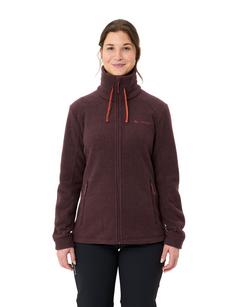 Rückansicht von VAUDE Women's Skomer Winter Fleece Jacket Outdoorjacke Damen dark oak