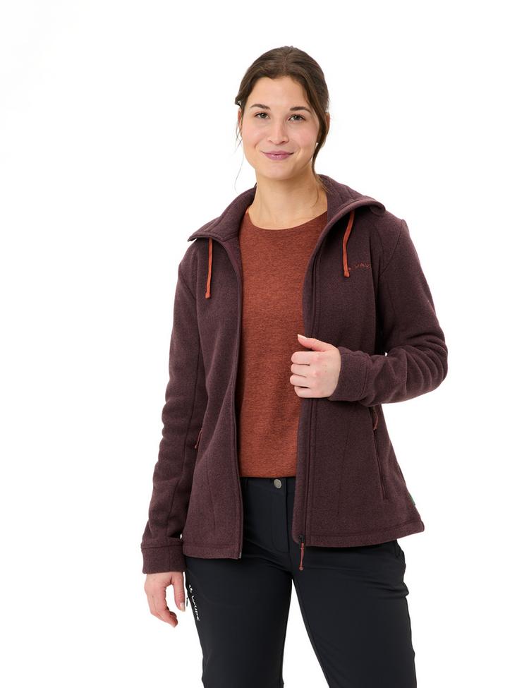 VAUDE VAUDE Women's Skomer Winter Fleece Jacket Outdoorjacke Damen - dark oak - 2 | SportScheck
