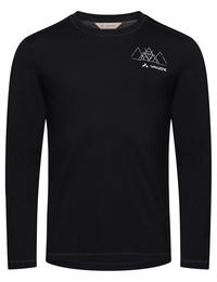 VAUDE Men's Monviso Wool LS T-Shirt II T-Shirt Herren - black