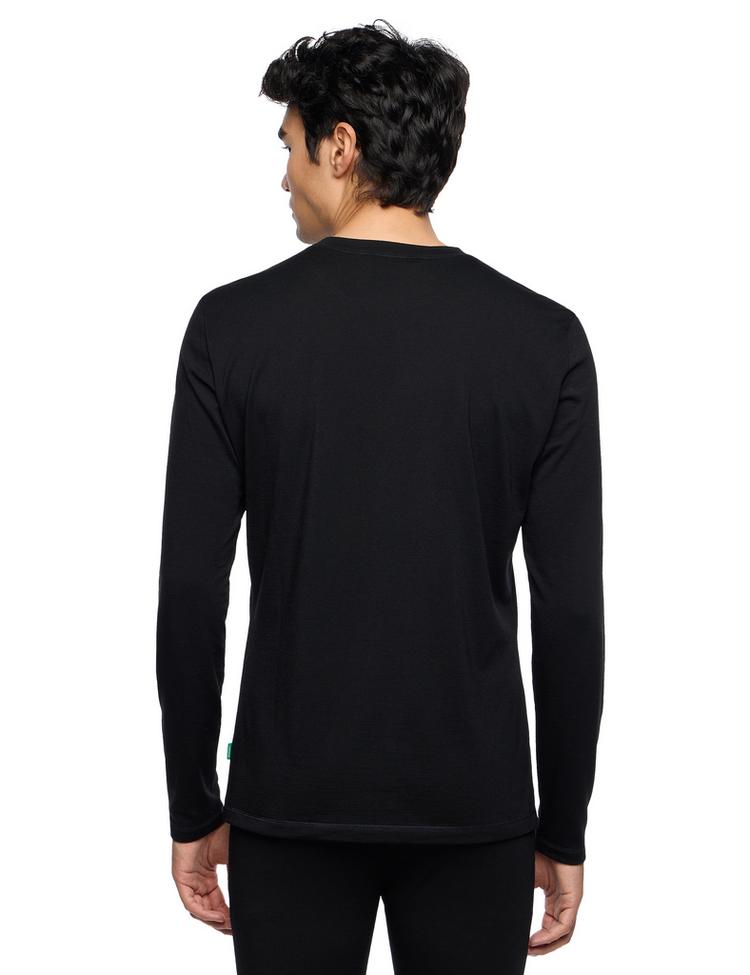 VAUDE VAUDE Men's Monviso Wool LS T-Shirt II T-Shirt Herren - black - 1 | SportScheck