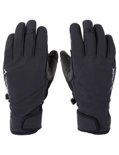 Rückansicht von VAUDE Lagalp Softshell Gloves III Outdoorhandschuhe black