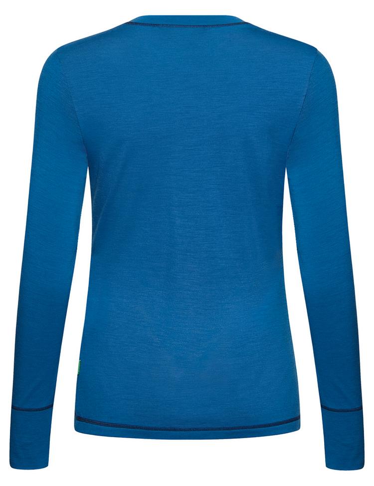 VAUDE VAUDE Women's Monviso Wool LS T-Shirt II T-Shirt Damen - shore blue - 0 | SportScheck