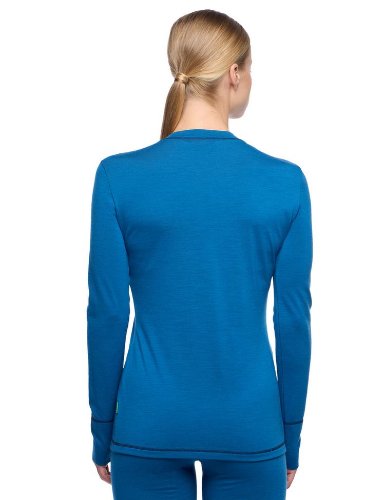 VAUDE VAUDE Women's Monviso Wool LS T-Shirt II T-Shirt Damen - shore blue - 1 | SportScheck