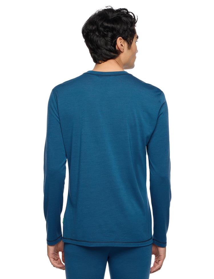 VAUDE VAUDE Men's Monviso Wool LS T-Shirt II T-Shirt Herren - baltic sea - 1 | SportScheck