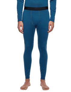 Rückansicht von VAUDE Men's Monviso Wool Tights II Funktionshose Herren baltic sea