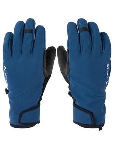 Rückansicht von VAUDE Lagalp Softshell Gloves III Outdoorhandschuhe dark sea