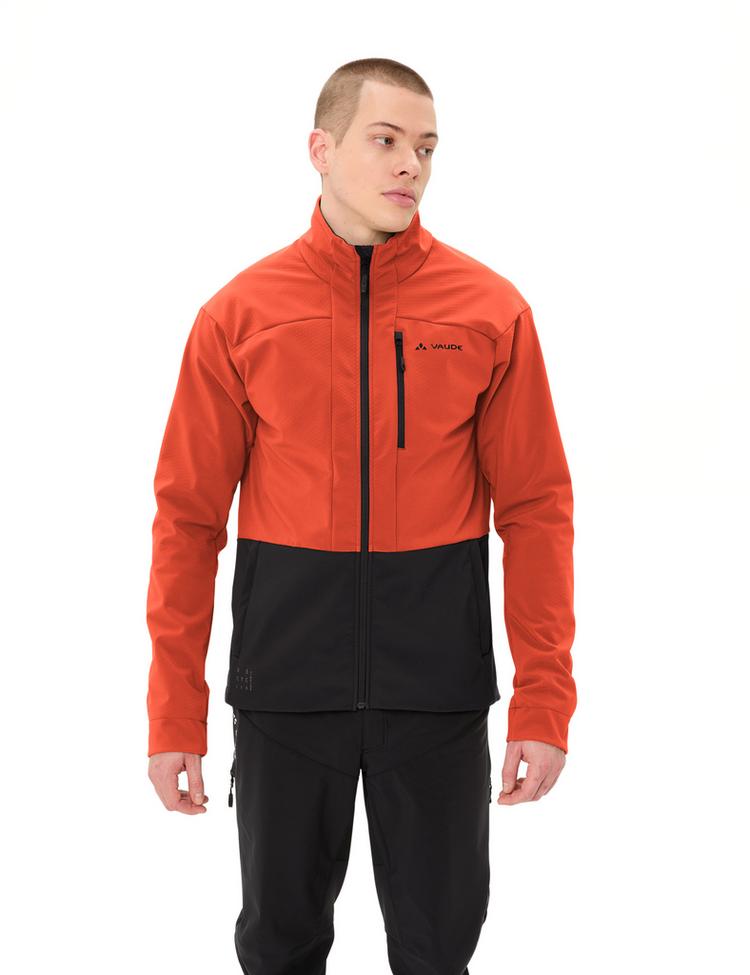 VAUDE VAUDE Men's Qimsa Pro Softshell Jacket Fahrradjacke Herren - glowing red - 0 | SportScheck